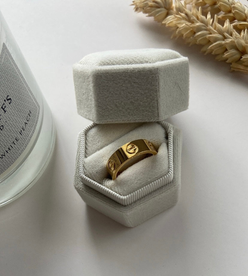 INSPIRED COLLET RING (NO STONES)