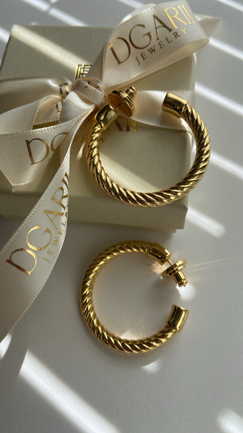 INSPIRED TWISTED EARRINGS