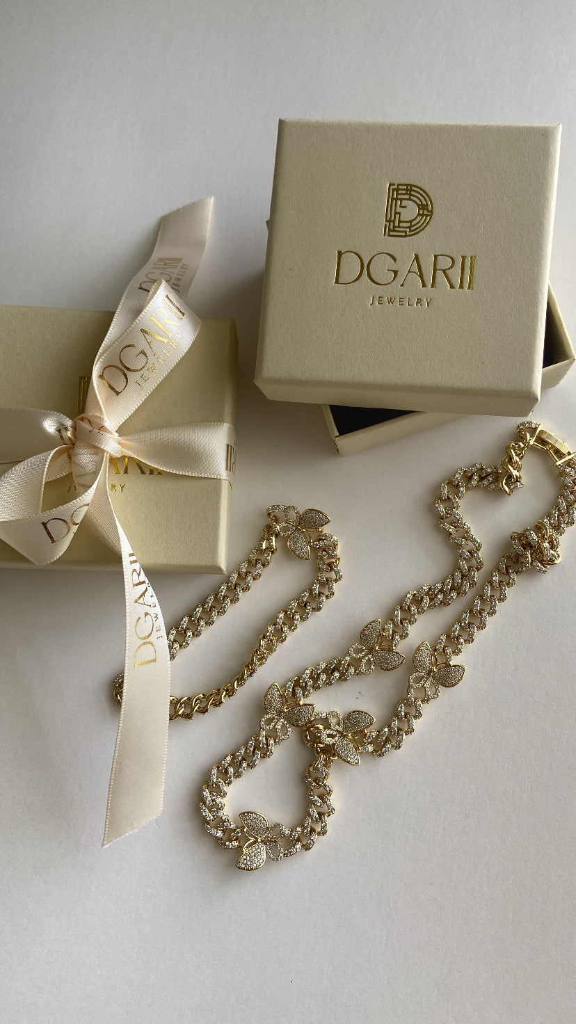 BUTTERFLY ZIRCONS SET