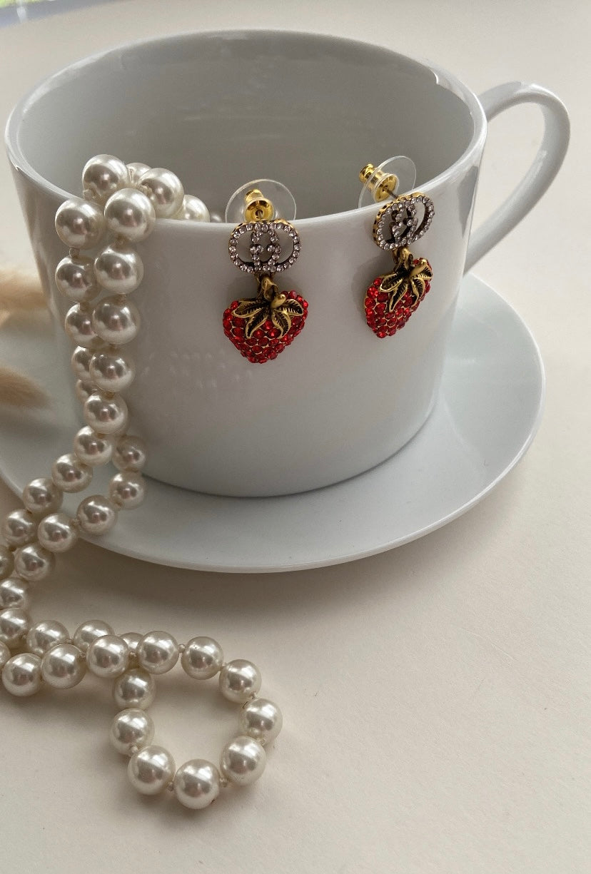 STRAWBERRY EARRINGS