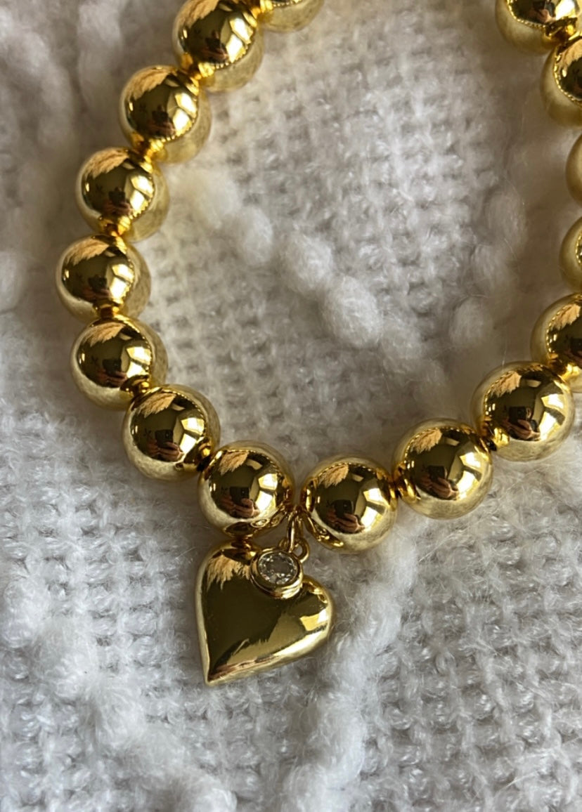 BALINE AND HEART BRACELET