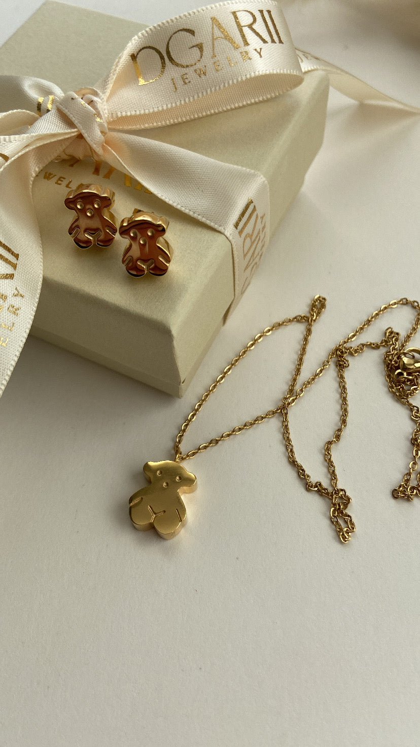 TUS SMALL BEAR SET GOLD