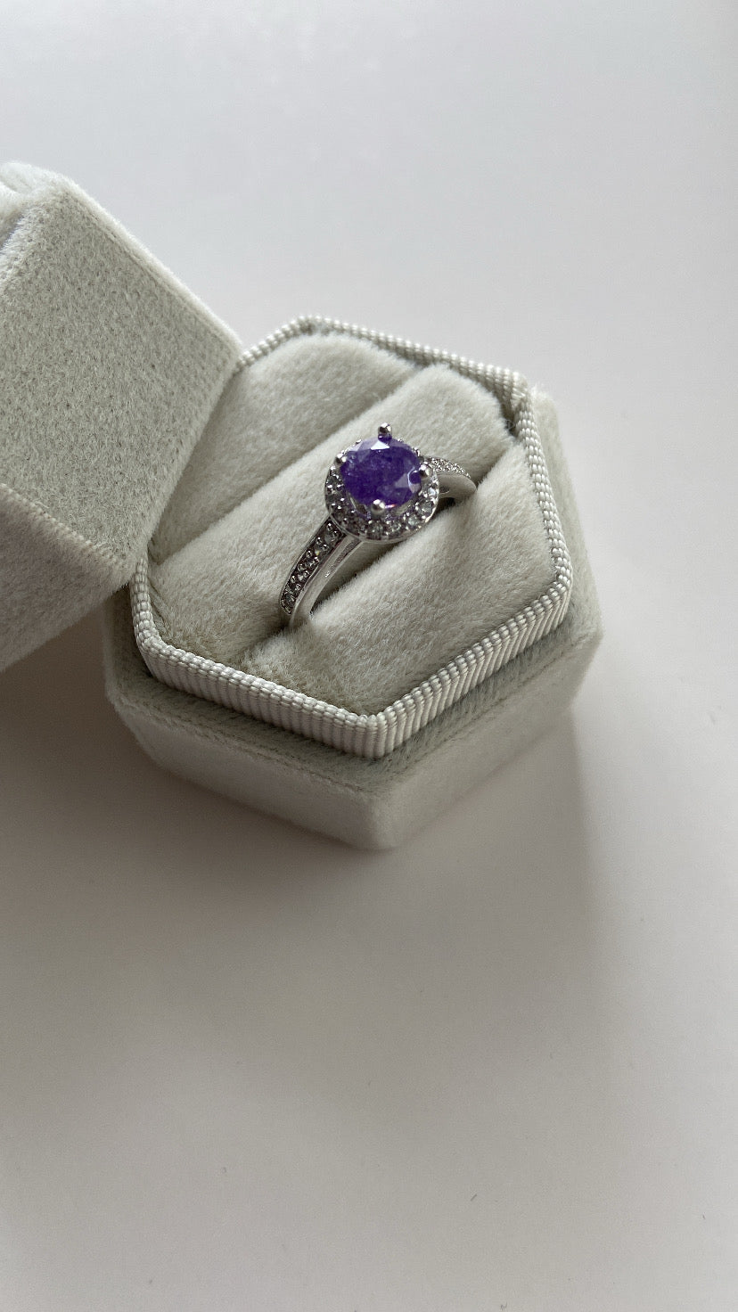 PURPLE STONE RING