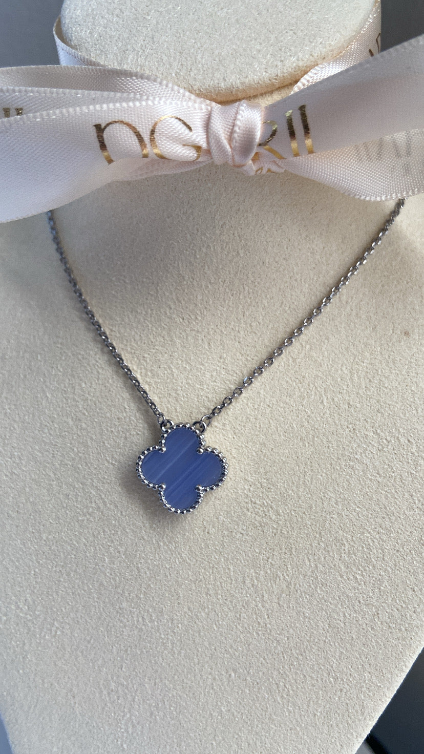 VC CLOVER VALENCIA SET SILVER AND LIGHT BLUE