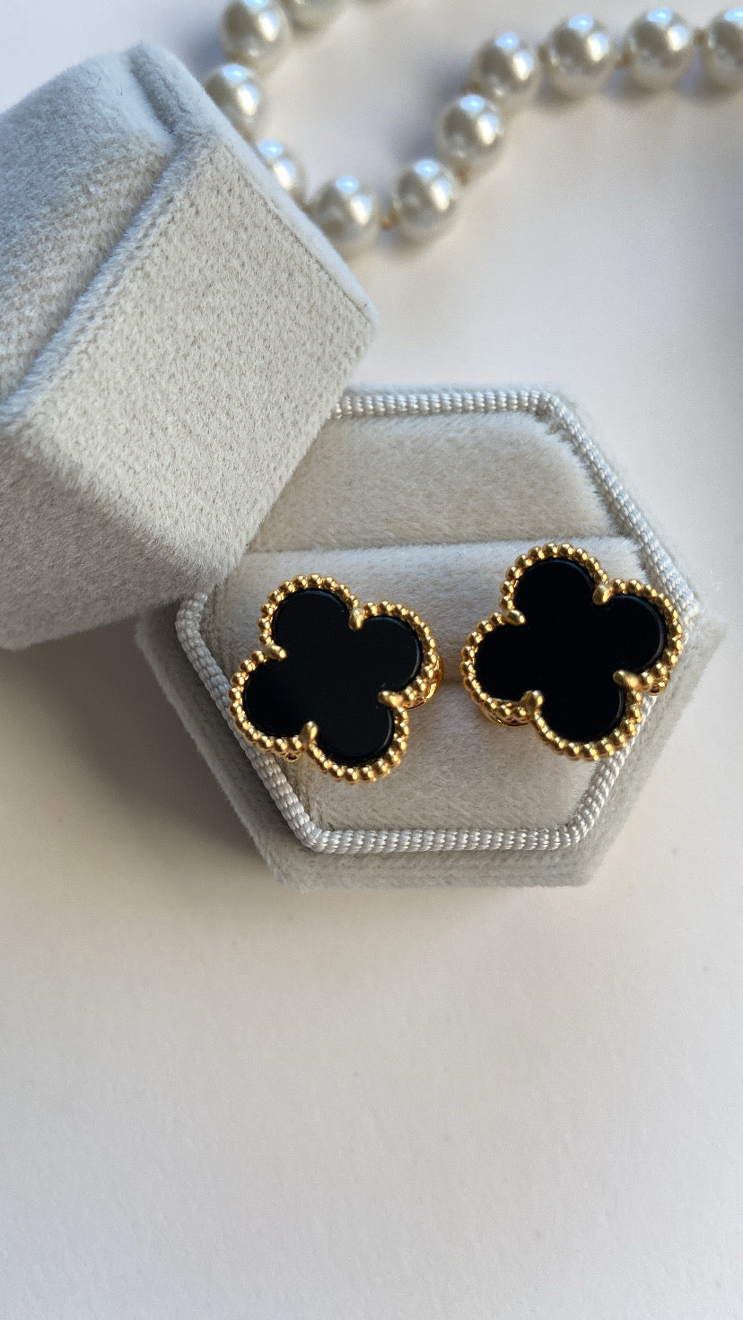 VC VALENCIA EARRINGS BROWN