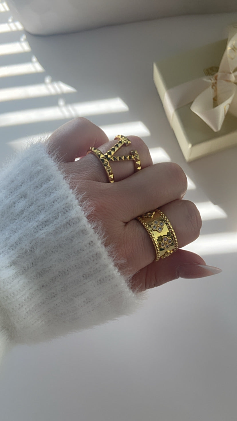 TREBOL ANILLO GRUESO