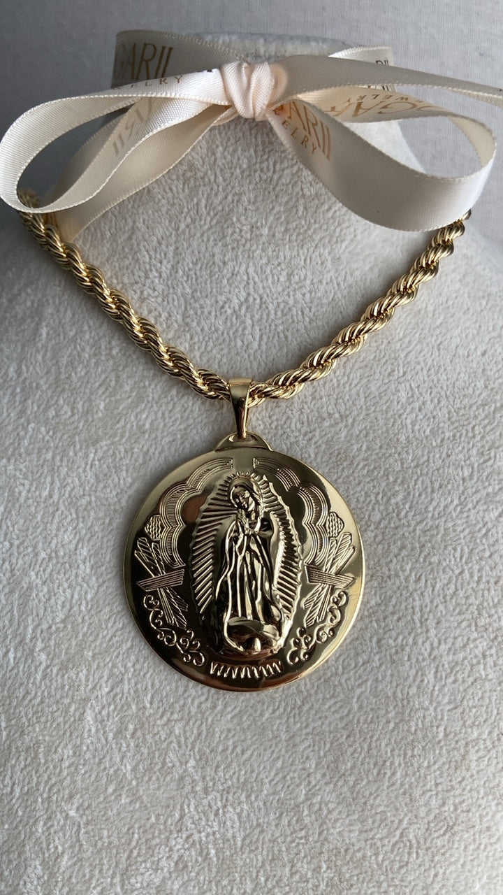 GUADALUPE MEDAL CHAIN