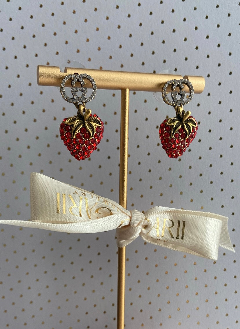 STRAWBERRY EARRINGS