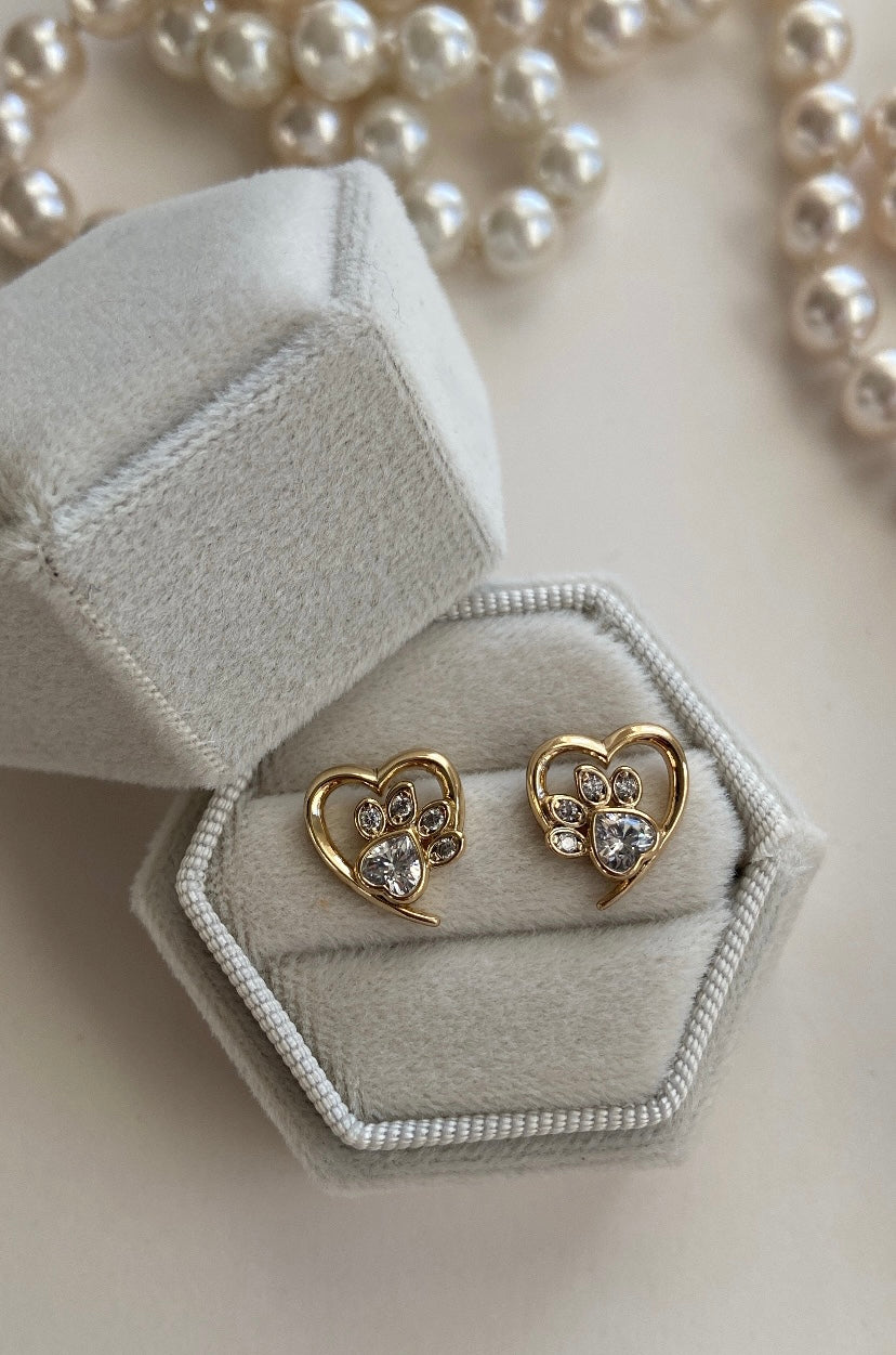 DOG PAWS EARRINGS