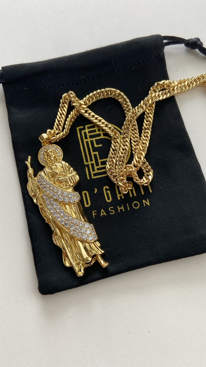 CHAIN WITH SAN JUDAS TADEO CHARM
