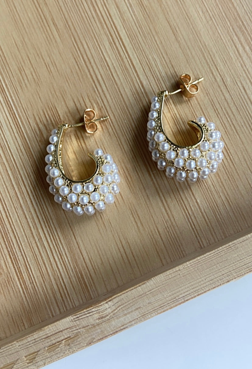 ALL PEARLS DROP EARRINGS