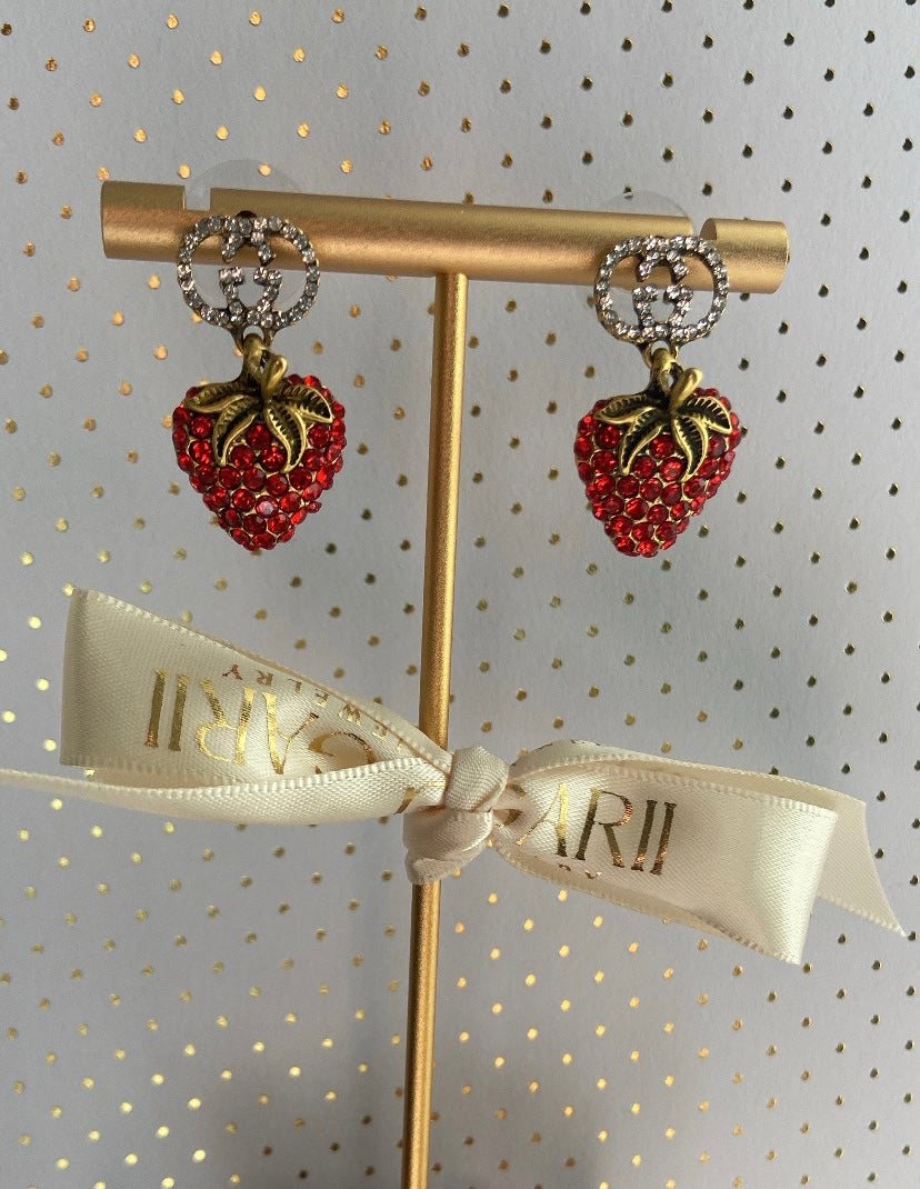 STRAWBERRY EARRINGS