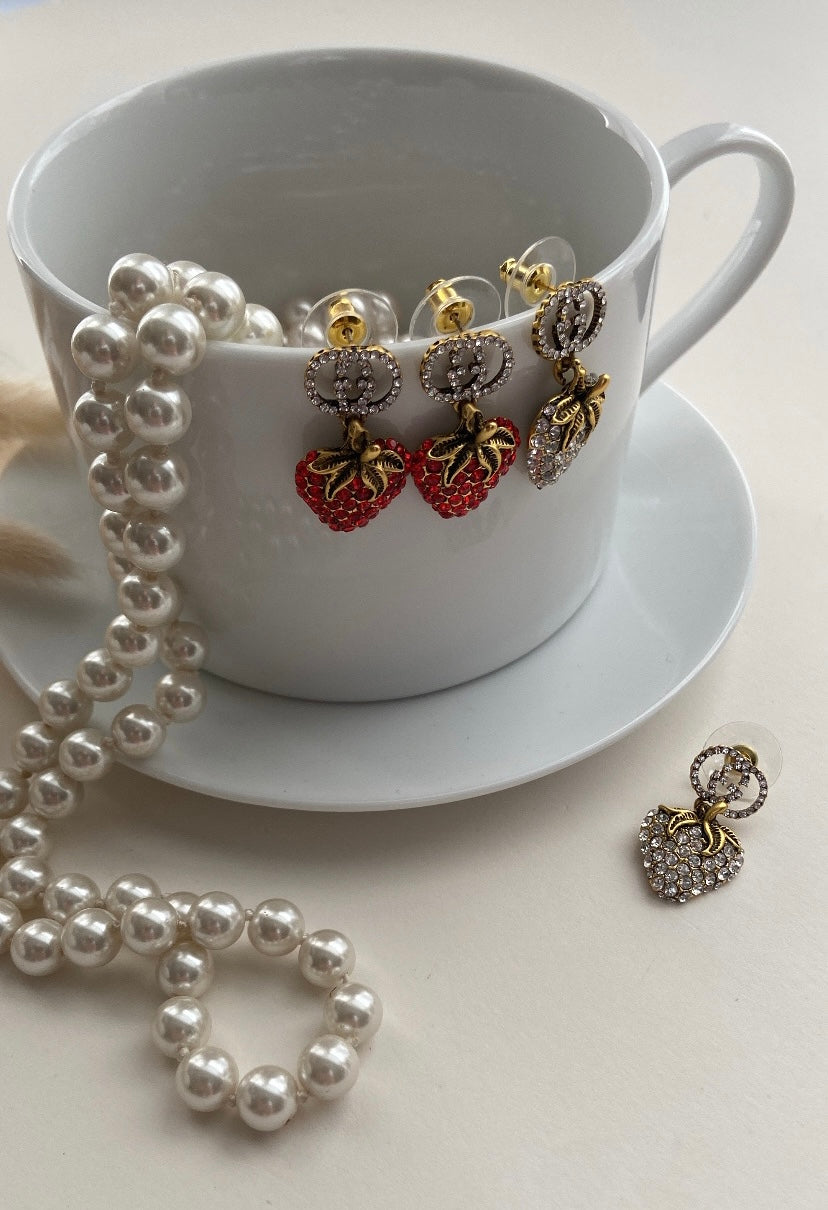 STRAWBERRY EARRINGS