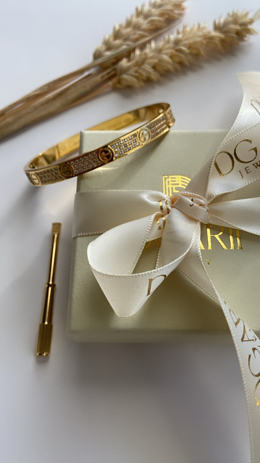 INSPIRED ALL STONES BANGLE