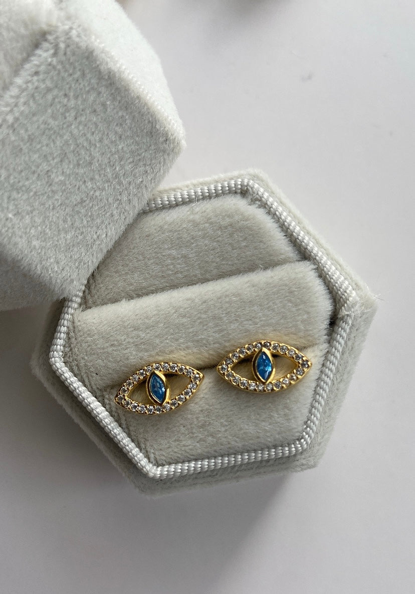TURKISH EYE EARRINGS