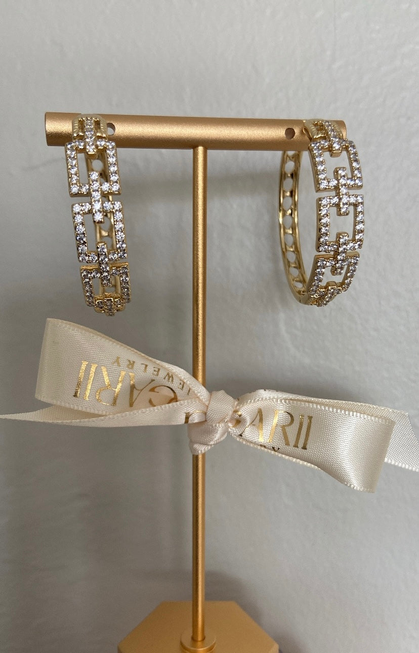 LARGE SQUARE HOOPS