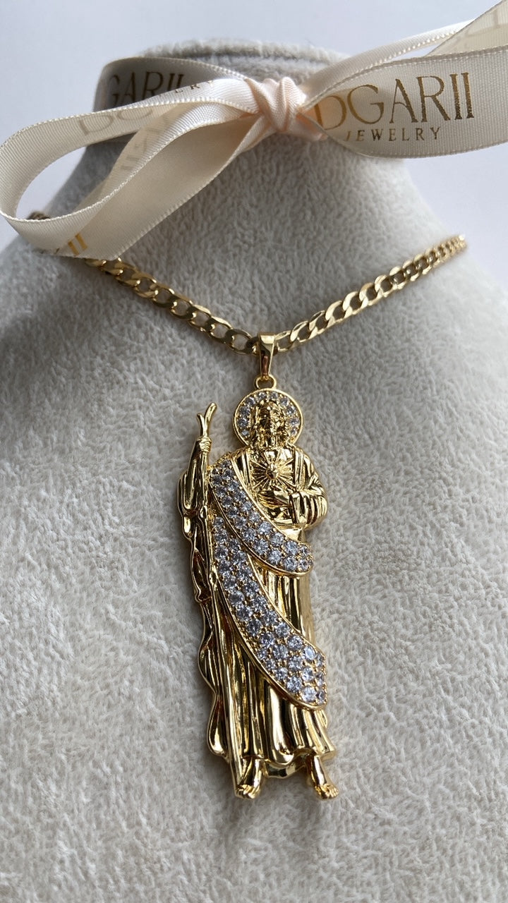 CHAIN WITH SAN JUDAS TADEO CHARM