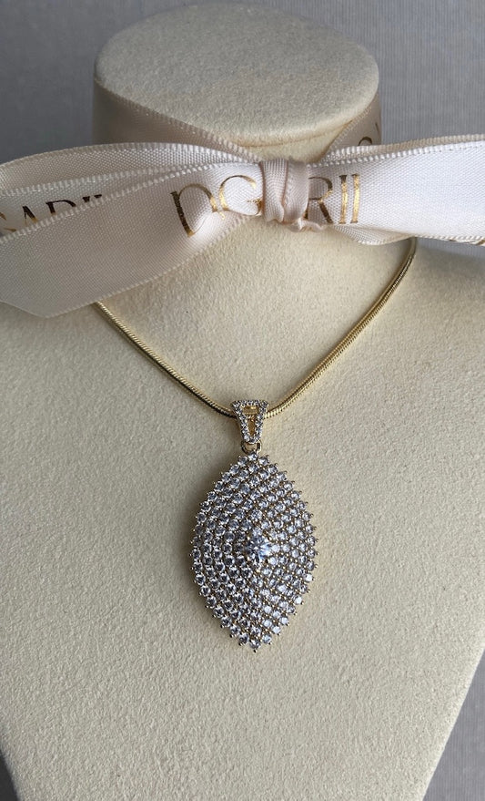 ALMOND ALL STONE CHAIN
