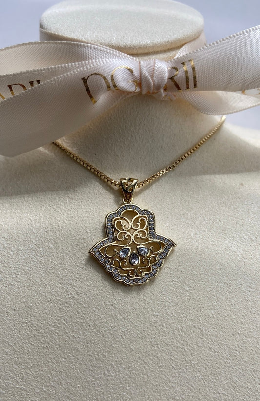 HAND OF HAMSA CHAIN