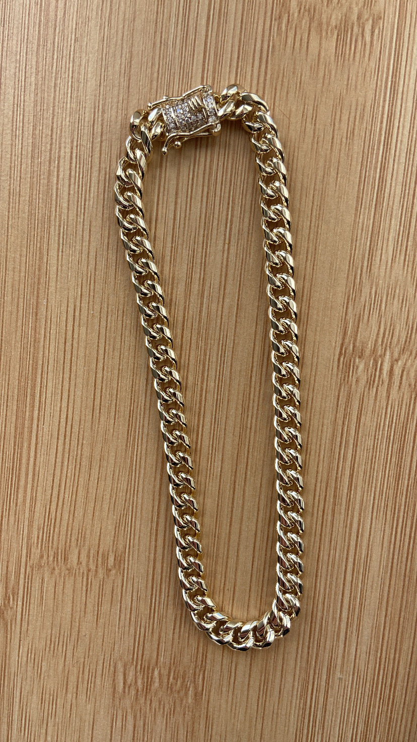 BABY MONACO ANKLET (6MM)