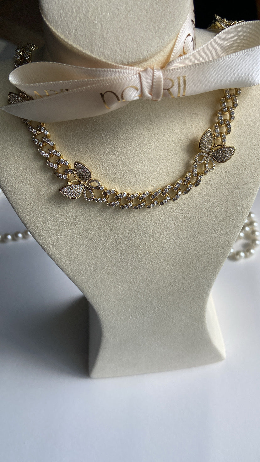 BUTTERFLY ZIRCONS SET