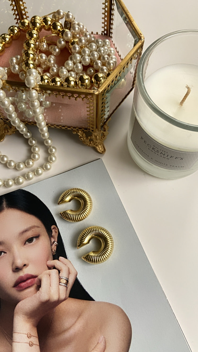 CHUNKY STRIPE EAR CUFF