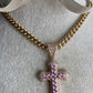 PINK CROSS CHAIN