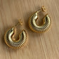 CHUNKY STRIPED HOOPS