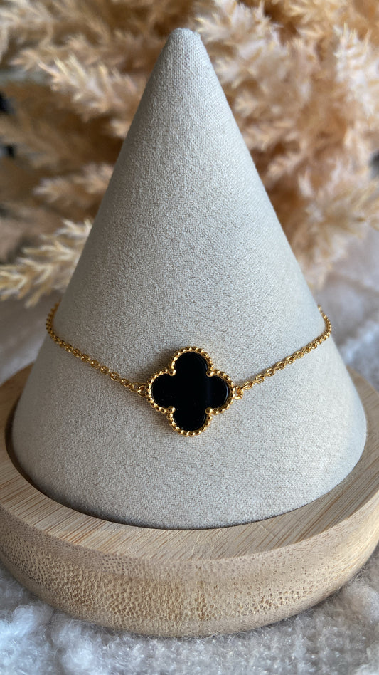 VC ONE CLOVER VALENCIA BRACELET BLACK