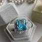 MEGA AQUAMARINE RING