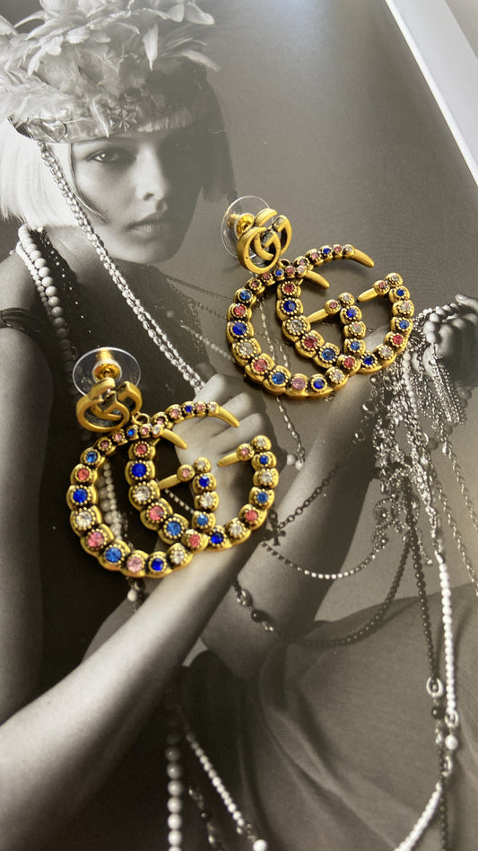 BIG LETTERS EARRINGS