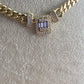 PURPLE CUBAN CHOKER