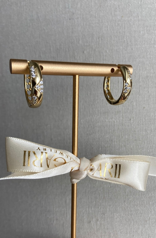 MEDIUM DECORED HOOPS