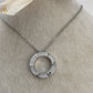 INSPIRED ALL STONES NECKLACE SILVER