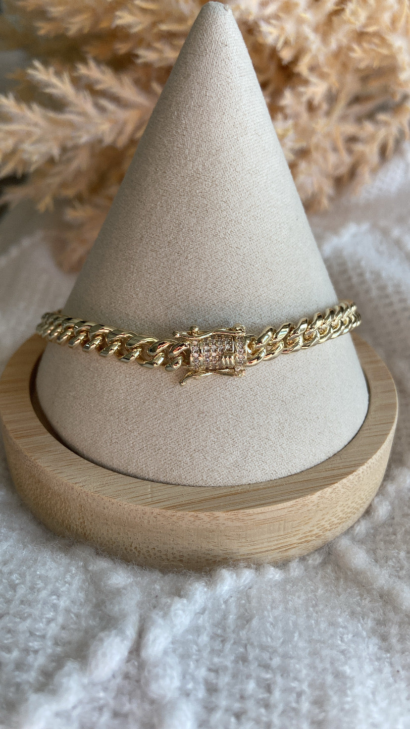 BABY MONACO ANKLET (6MM)