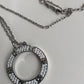 INSPIRED ALL STONES NECKLACE SILVER