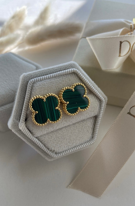 VC EARRINGS GREEN