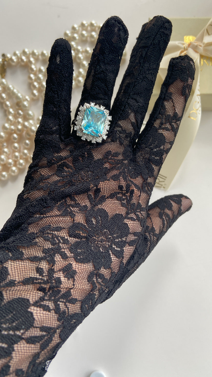 MEGA AQUAMARINE RING