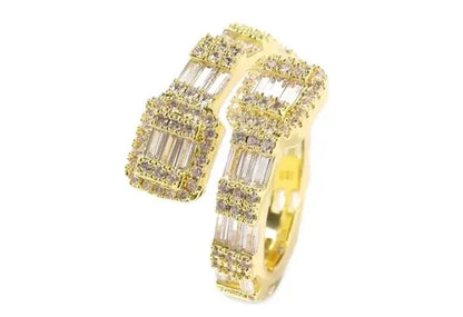 ICED SQUARE RING